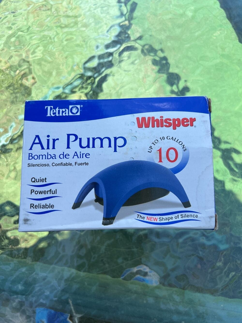 Tetra Whisper Quiet Air Pump Up to 10 Gallons Aquariums Fish Tanks NEW